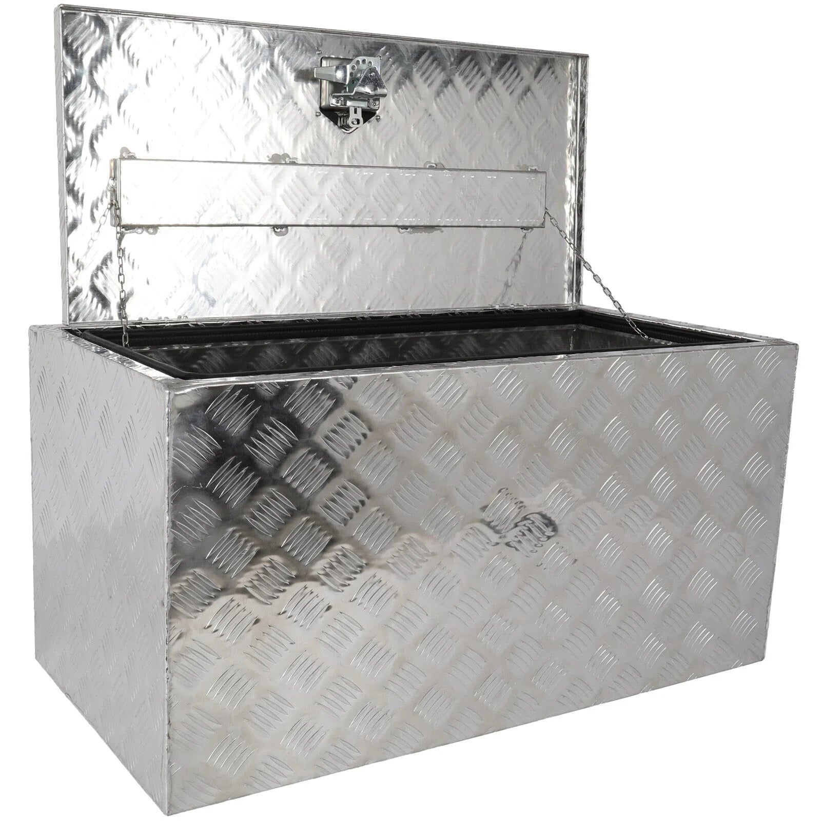 36"x 18"x18" Aluminum Storage Tool Box for Truck Garage home office W/2x Chain KOEEP [4]
