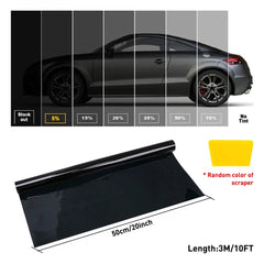 3M Uncut Roll Window Tint Film 5% VLT 20" x 10'ft Feet Car Home Office Glass EOA 6B93BC-57 [2]