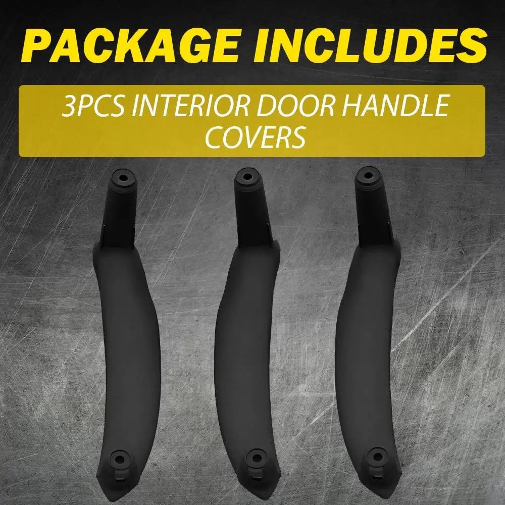 3X LH RH Interior Door Pull Handle Trim Cover For BMW X5 E70 X6 E71 2008-2014 EA 6B93BC-57 [2]