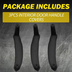 3X LH RH Interior Door Pull Handle Trim Cover For BMW X5 E70 X6 E71 2008-2014 EA 6B93BC-57 [2]
