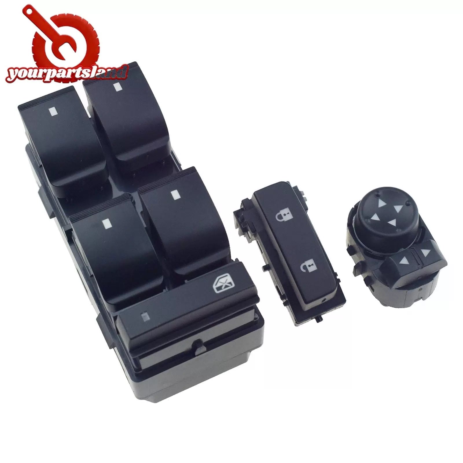 3X Window Control Door Lock Mirror Switch For GMC Sierra 3500 HD 07-14 25778970 6B93BC-57 [2]