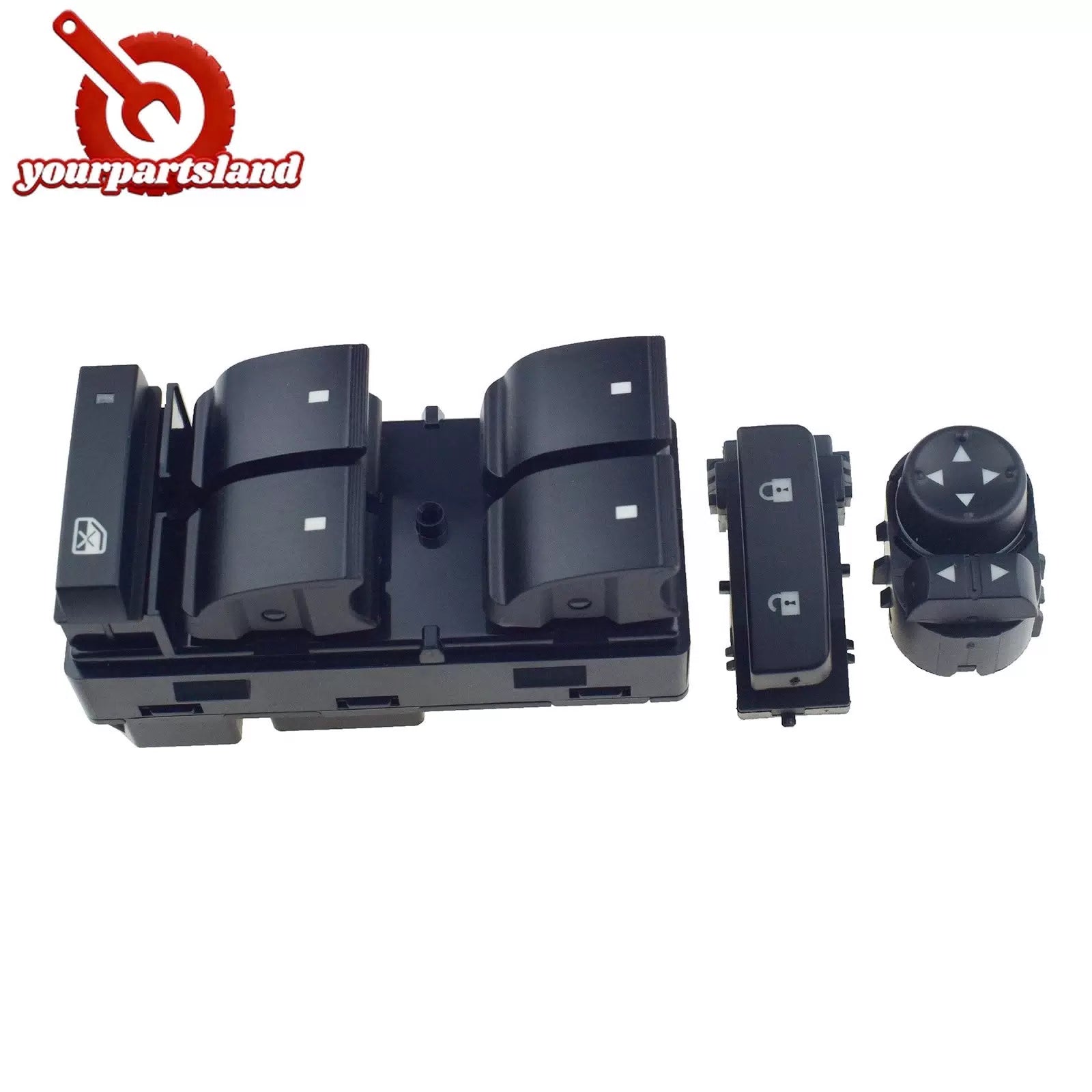 3X Window Control Door Lock Mirror Switch For GMC Sierra 3500 HD 07-14 25778970 6B93BC-57 [5]