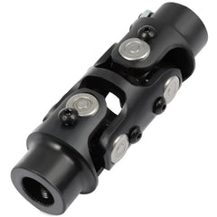 3/4" DD x 3/4"-36 Spline Double Steering U-Joint Black Universal Steering Shaft KOEEP [2]