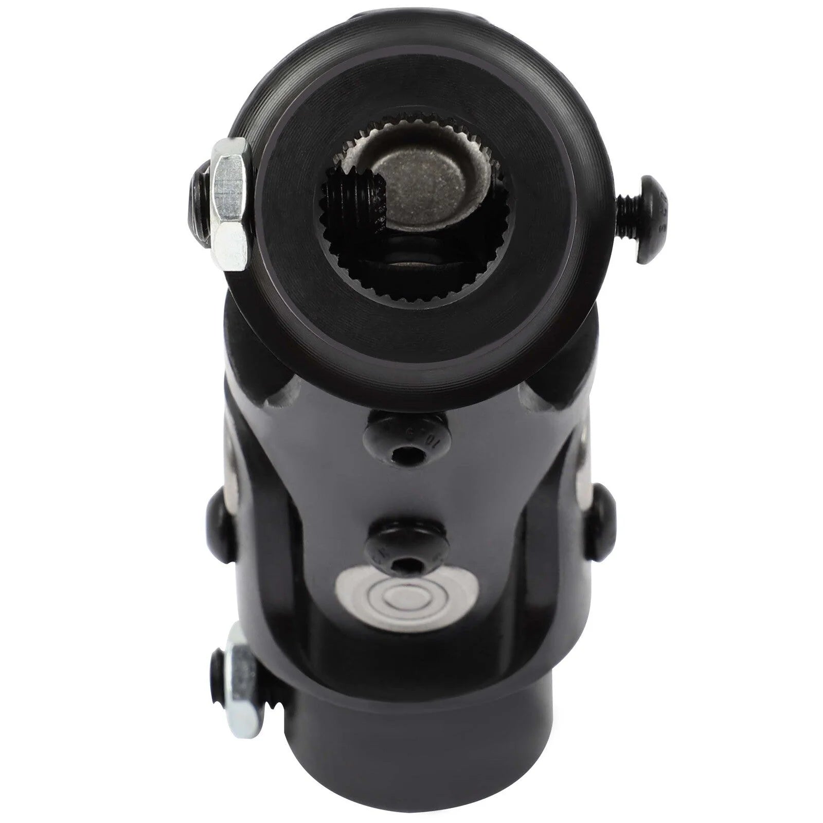 3/4" DD x 3/4"-36 Spline Double Steering U-Joint Black Universal Steering Shaft KOEEP [5]