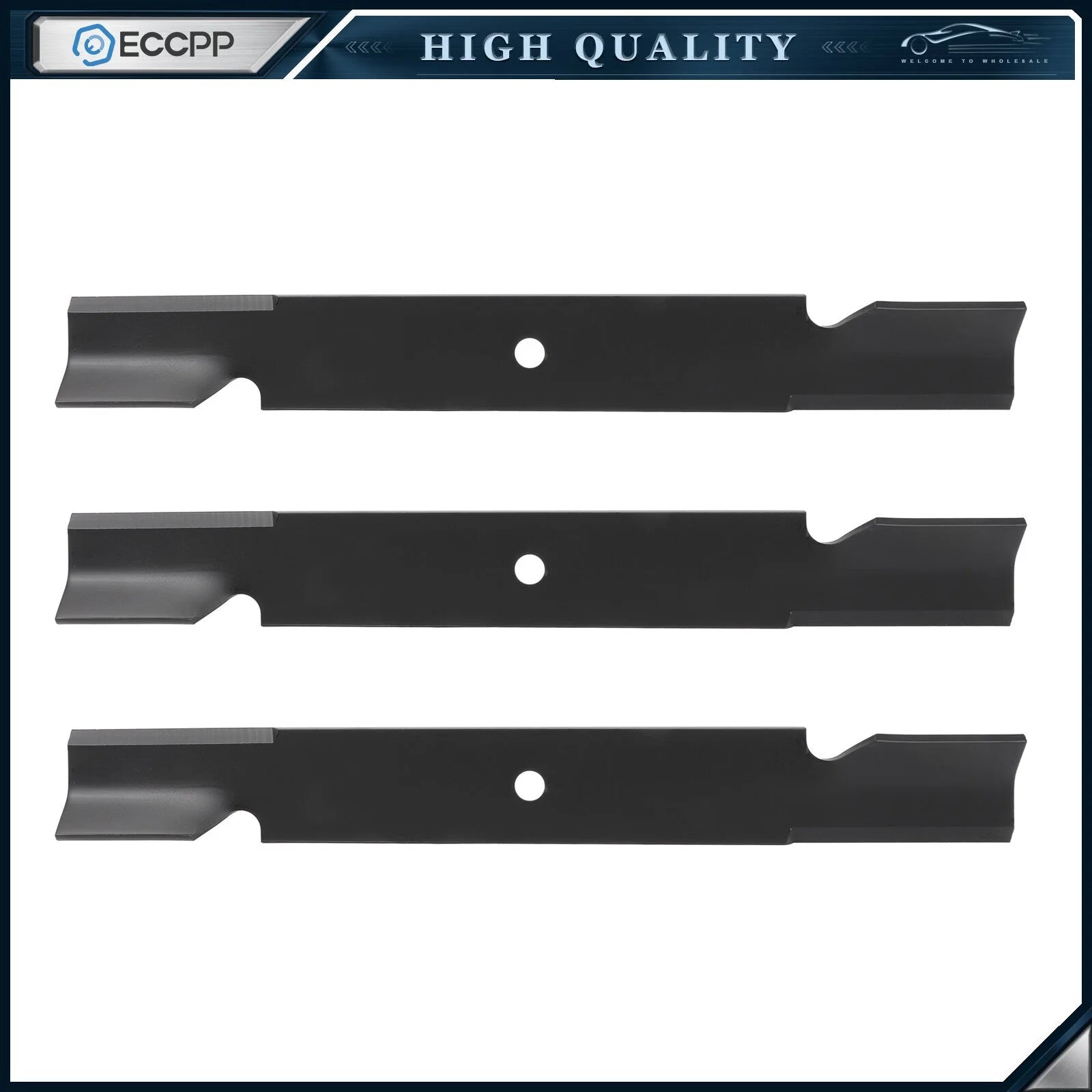 3 Mower Blades For Bad Boy 038-6050-00 038-2007-00 038-6060-00 60" Deck KOEEP [1]