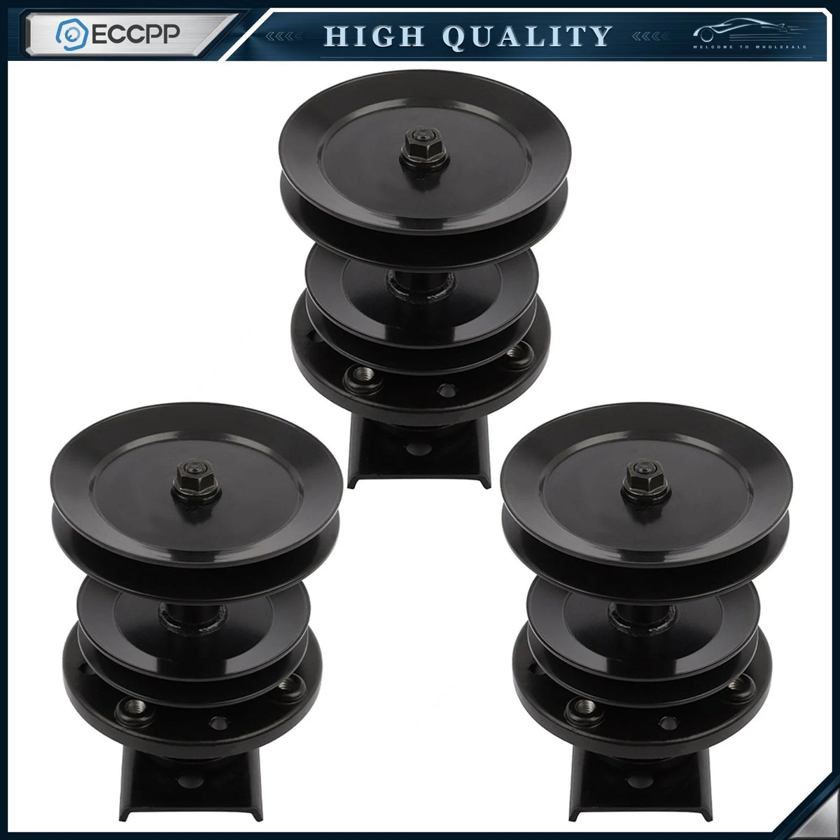 3 Spindle Assembly For AYP Husqvarna Poulan 121704X 121705X 532121704 532121705 KOEEP [1]