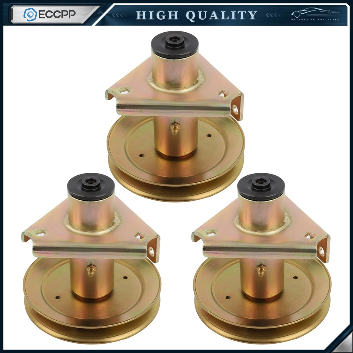 3 Spindle Assembly For John Deere AM124511 AM118532 AM122444 STX38 STX46 KOEEP [1]