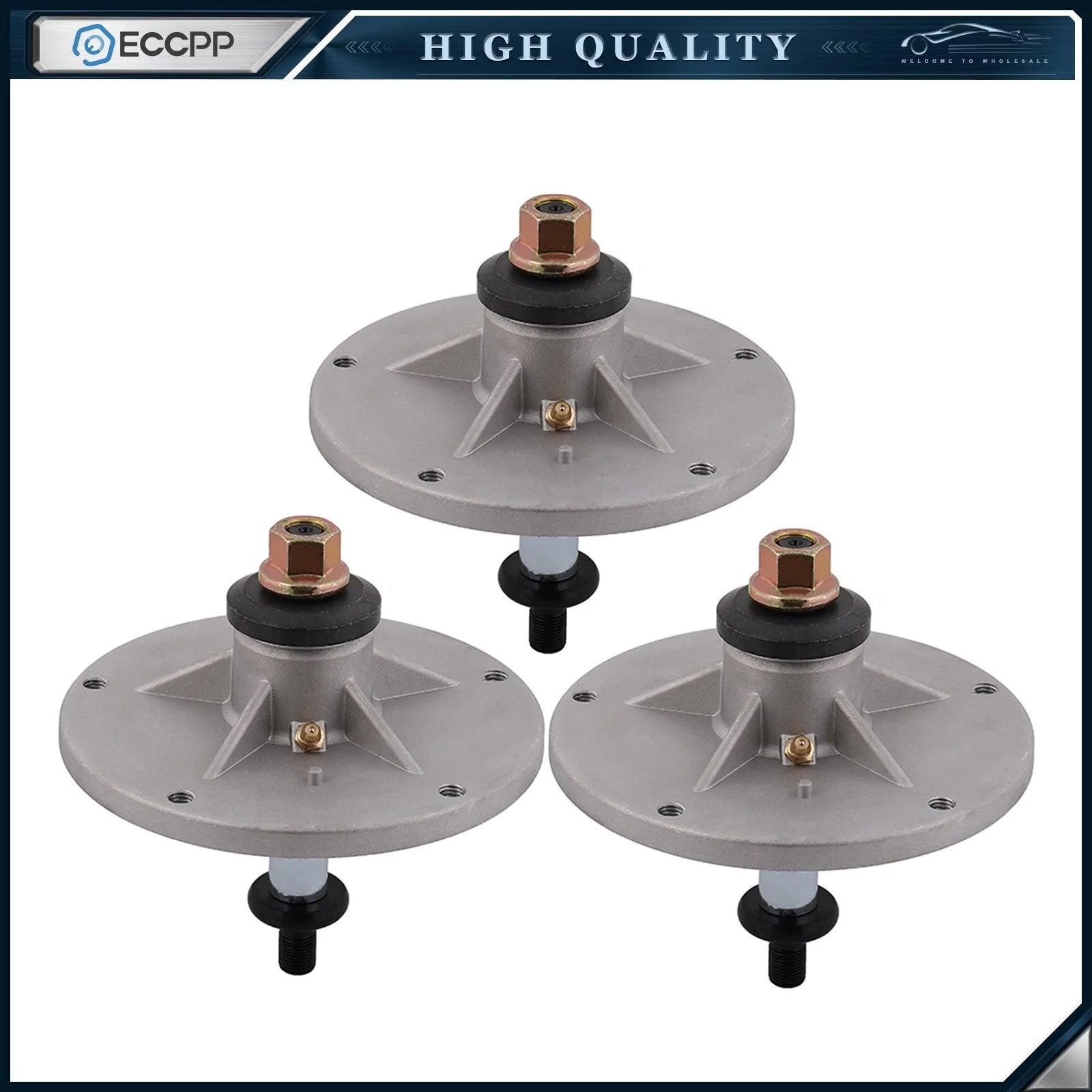 3 Spindle Assembly For Murray MTD Jacks 38" 40" 42" 46" Decks 1001046 1001200 KOEEP [1]