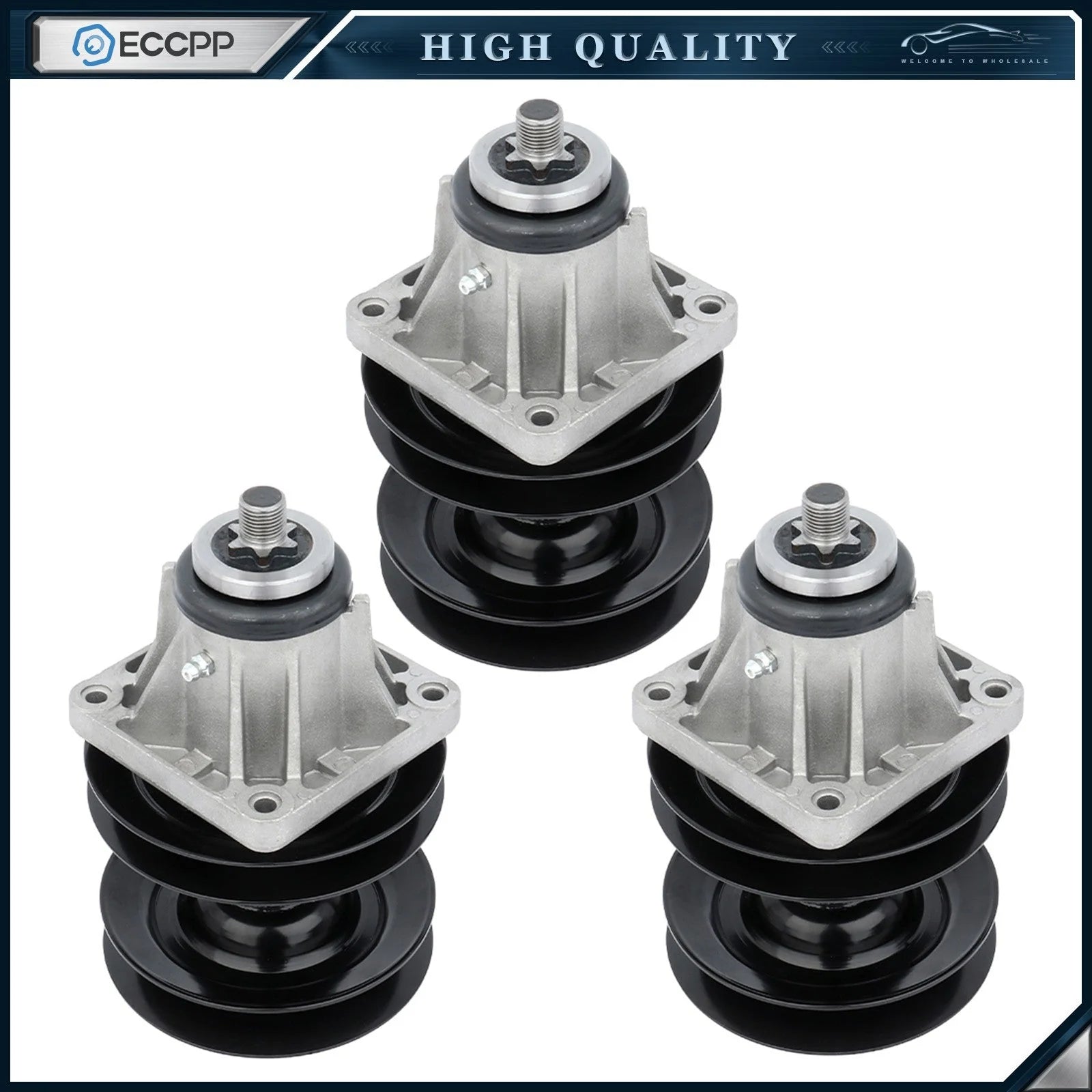 3 Spindle Assembly for MTD 618-0595 618-0595A 618-0595B 918-0593A KOEEP [1]