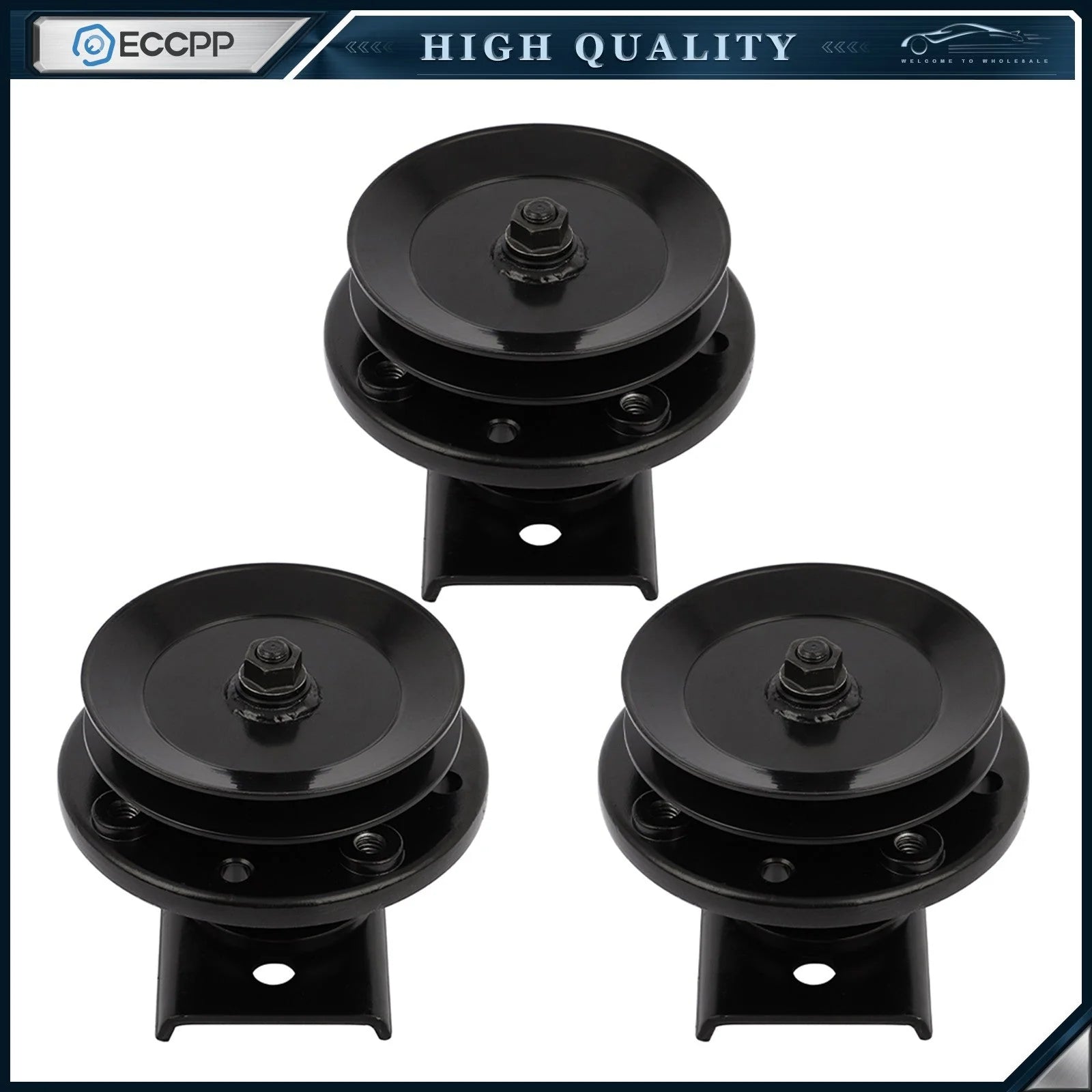 3 Spindle Assy For Sears Craftsman AYP 136819 106037X 121622X 121658X 105483X KOEEP [1]