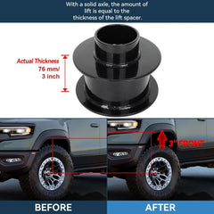 3" Front Leveling Lift Kit For 2005-2023 Ford F-250 F-350 Super Duty 4WD Only 6B93BC-57 [2]