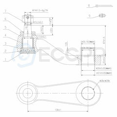 3pcs Steering Pitman Idler Arm For Chevy Silverado HD GMC Sierra Suburban Yukon KOEEP [2]