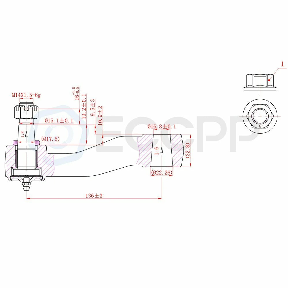 3pcs Steering Pitman Idler Arm For Chevy Silverado HD GMC Sierra Suburban Yukon KOEEP [4]