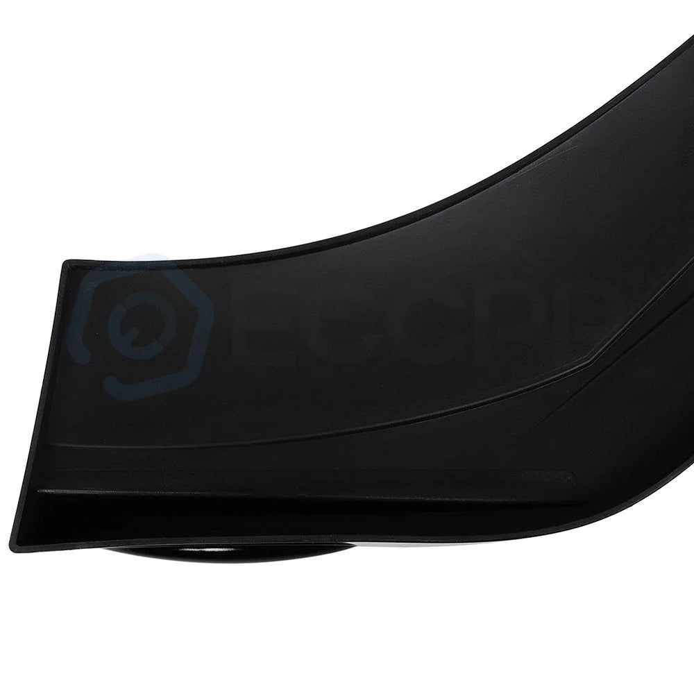3x Front Lip Splitters Universal Painted Black Polypropylene 62" - 65" width KOEEP [6]