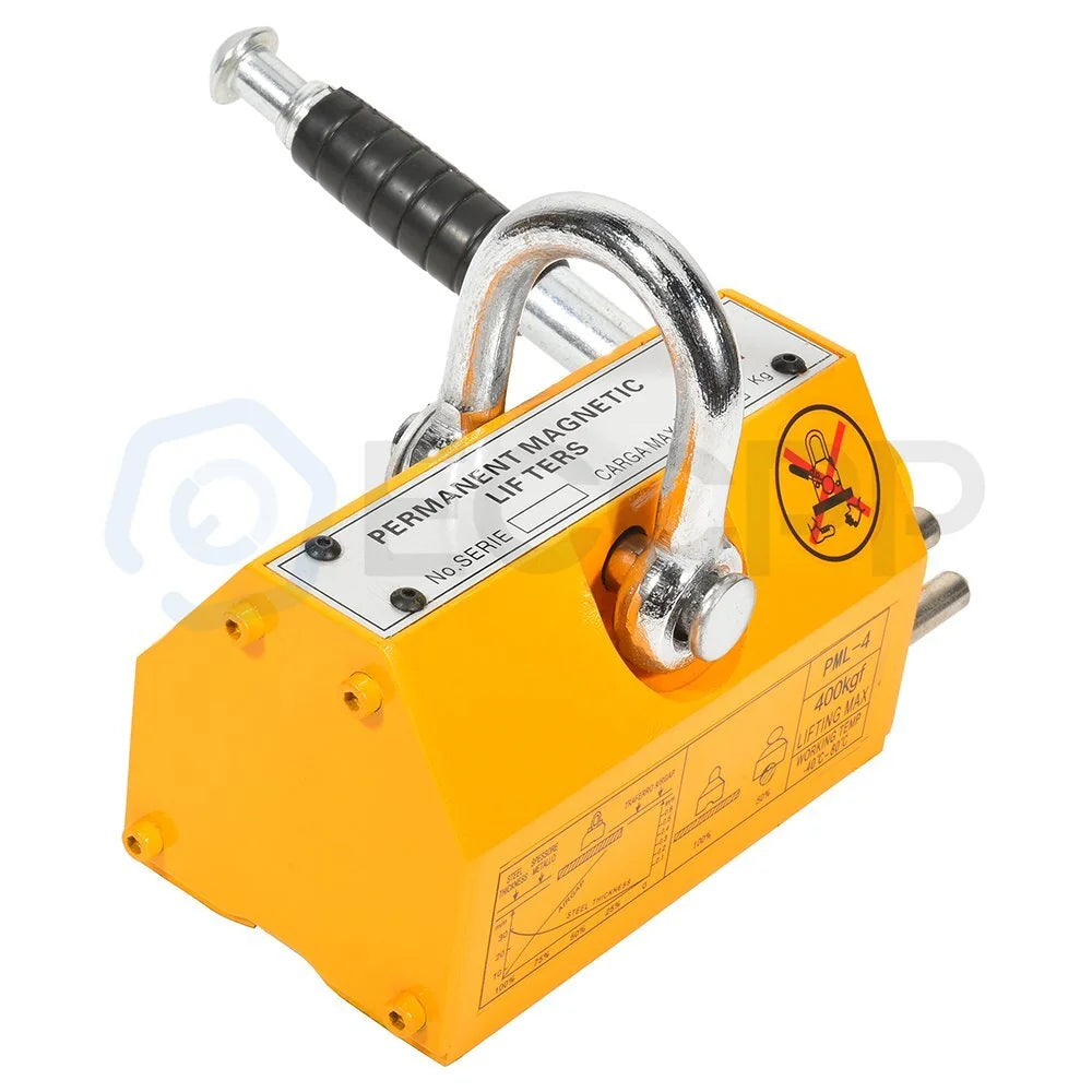 400KG Magnetic Lifter 880lb Steel Lifting Magnet Magnetic Lifter Hoist Crane 6B93BC-57 [5]