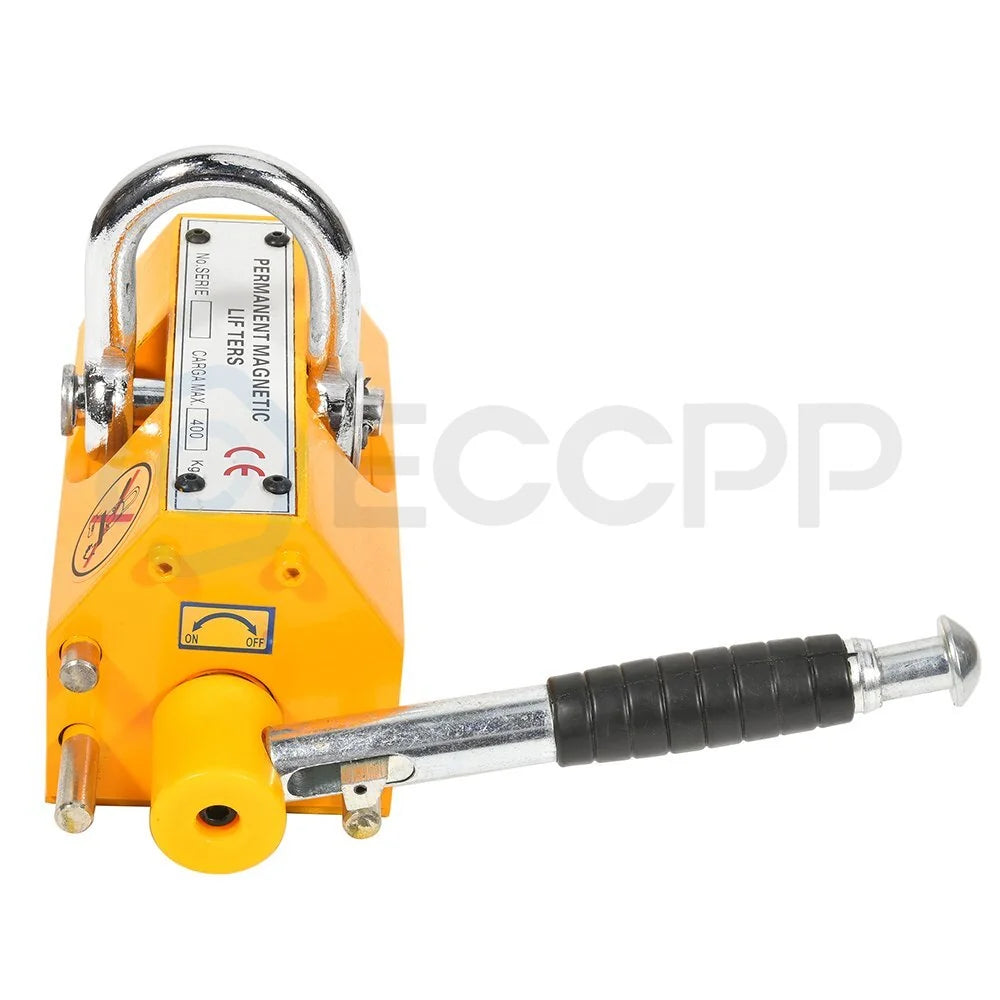 400KG Magnetic Lifter 880lb Steel Lifting Magnet Magnetic Lifter Hoist Crane 6B93BC-57 [8]