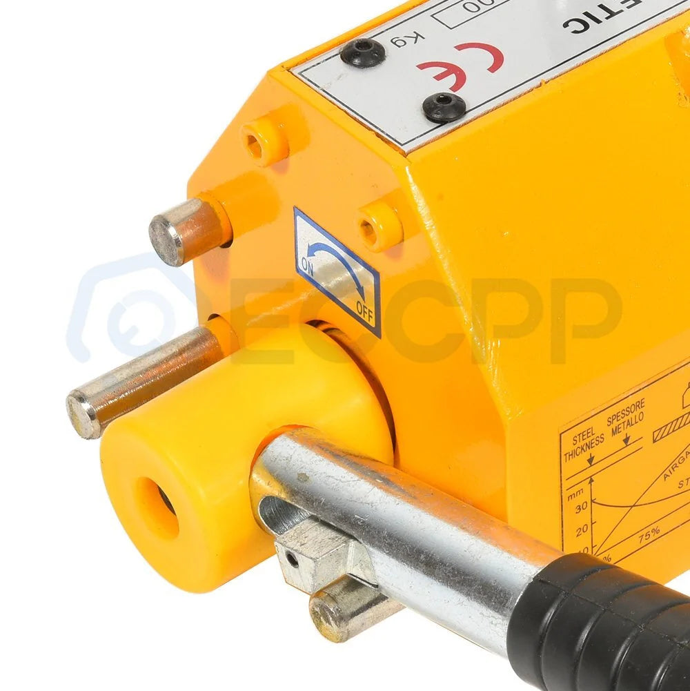 400KG Magnetic Lifter 880lb Steel Lifting Magnet Magnetic Lifter Hoist Crane 6B93BC-57 [9]