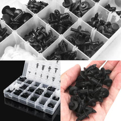 415Pcs Car Retainer Body Plastic Push Pin Rivet Fastener Trim Clip Tool EOA 6B93BC-57 [2]