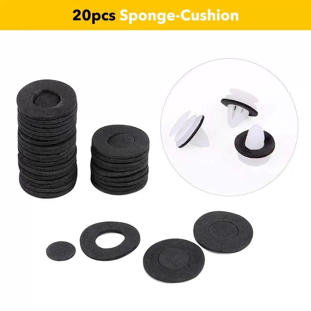 415Pcs Car Retainer Body Plastic Push Pin Rivet Fastener Trim Clip Tool EOA 6B93BC-57 [7]