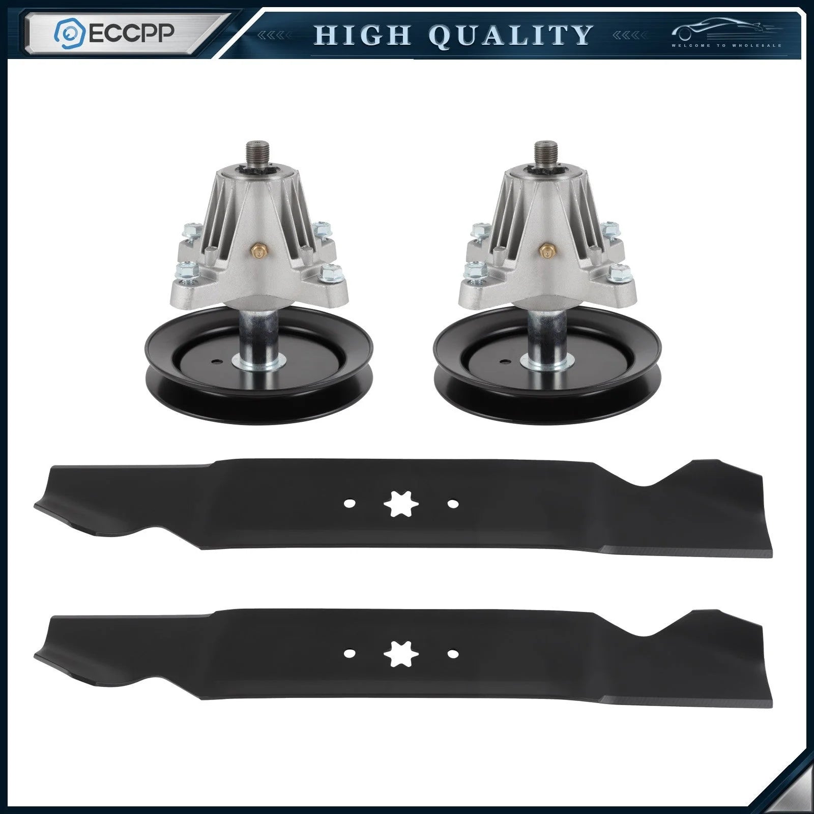 42" Deck Spindle Blade Kit Fits Cub Cadet RZT-42 RZT42 2011 and up 42" Deck KOEEP [1]