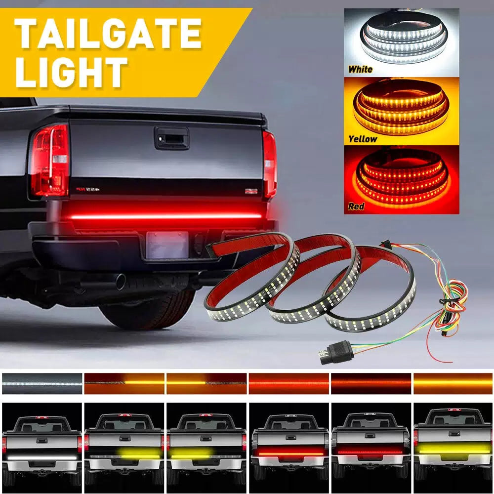 48" Truck Tailgate LED Light Bar Brake Reverse Turn Signal Stop Tail Strip EOA 6B93BC-57 [2]