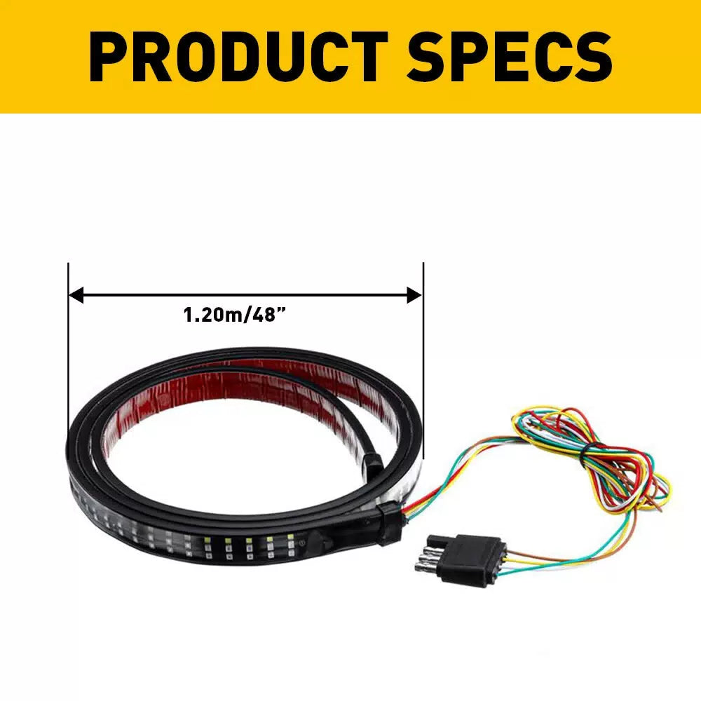 48" Truck Tailgate LED Light Bar Brake Reverse Turn Signal Stop Tail Strip EOA 6B93BC-57 [3]
