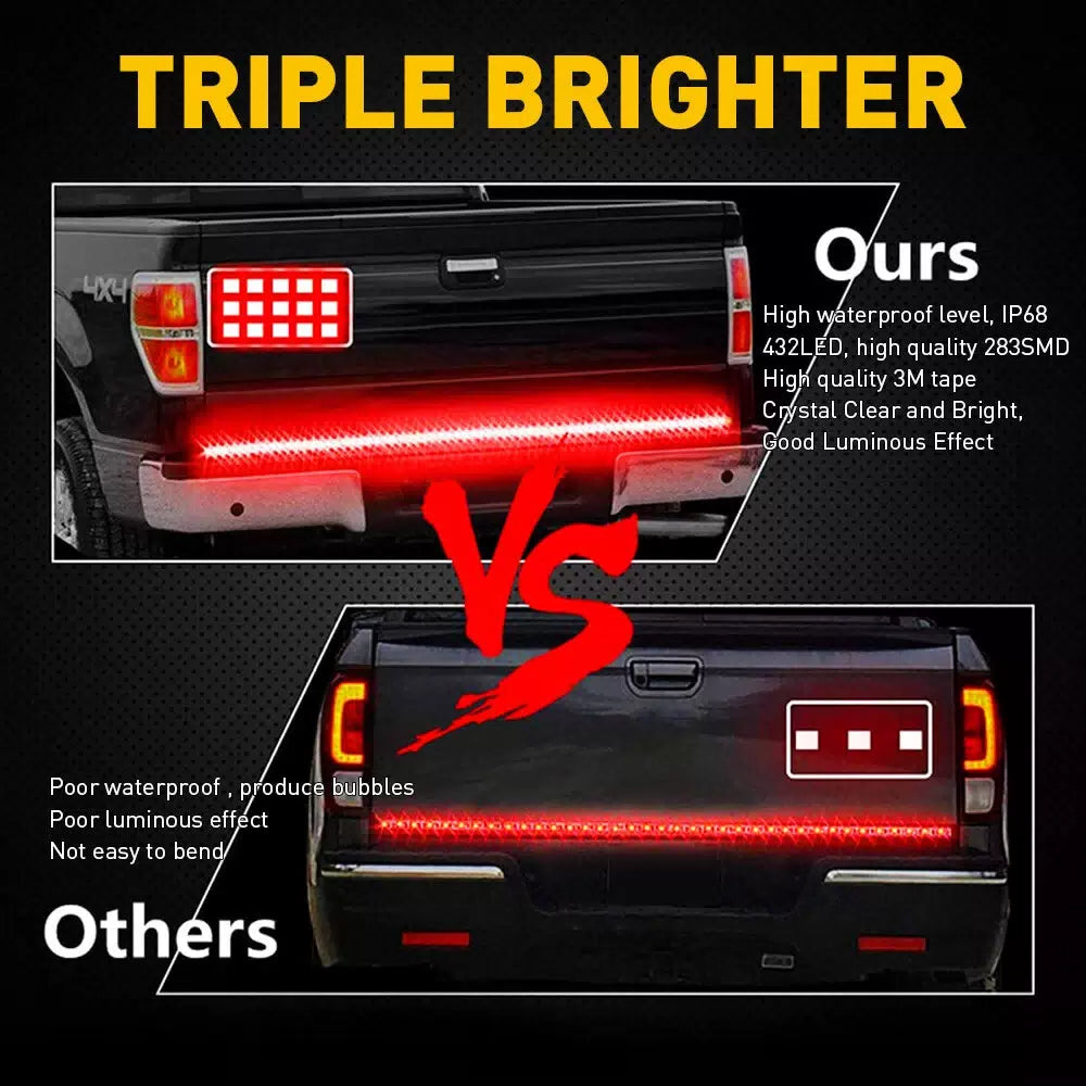 48" Truck Tailgate LED Light Bar Brake Reverse Turn Signal Stop Tail Strip EOA 6B93BC-57 [4]