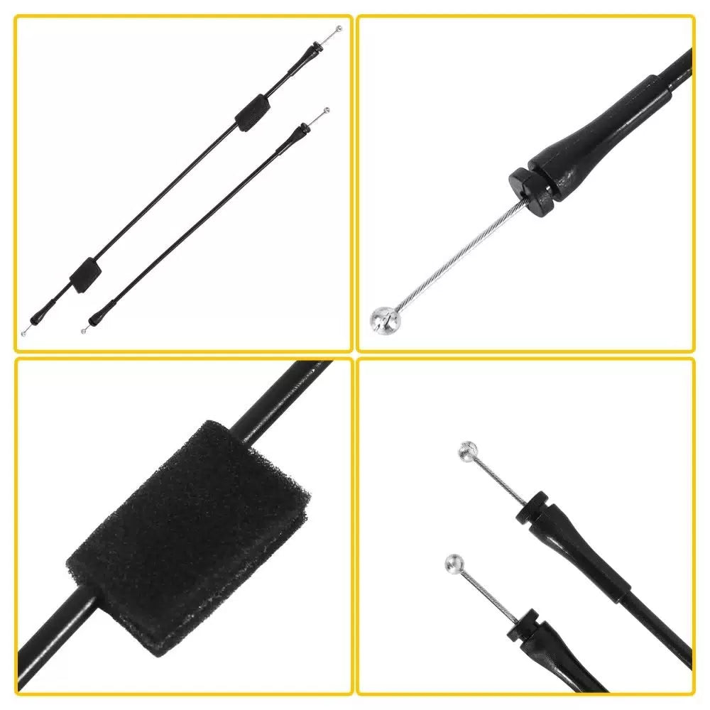 4PCS Cargo Door Right Door Latch Release Cable for Ford E150 E250 E350 1992-14 A 6B93BC-57 [5]