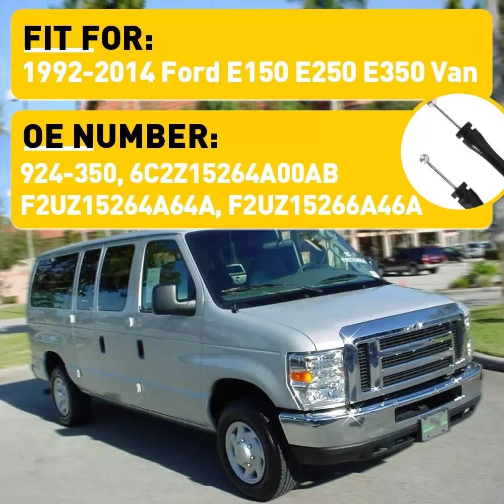 4PCS Cargo Door Right Door Latch Release Cable for Ford E150 E250 E350 1992-14 A 6B93BC-57 [7]