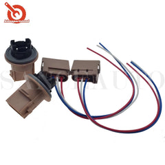4PCS For Ford F250 F150 Headlamp Light Socket & Pigtail Connector 2U5Z13411SA 6B93BC-57 [2]