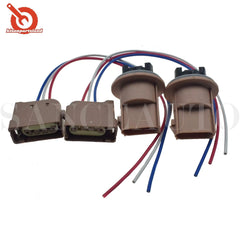 4PCS For Ford F250 F150 Headlamp Light Socket & Pigtail Connector 2U5Z13411SA 6B93BC-57 [3]