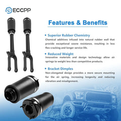 4PCS Front Air Suspension Shock Air Springs For Mercedes ML320 ML350 ML450 ML550 KOEEP [2]