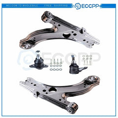 4PCS Front Lower Control Arms Lower Ball Joints Fits 98-04 VW Beetle Golf Jetta KOEEP [1]