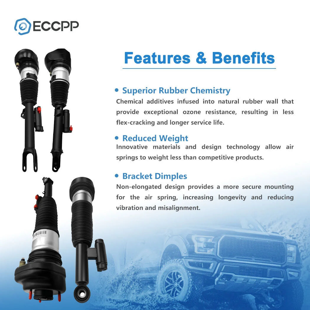 4PCS Front Rear Air Suspension Shock For BMW 7 G11 G12 740i 750i 2016-2020 2WD KOEEP [2]