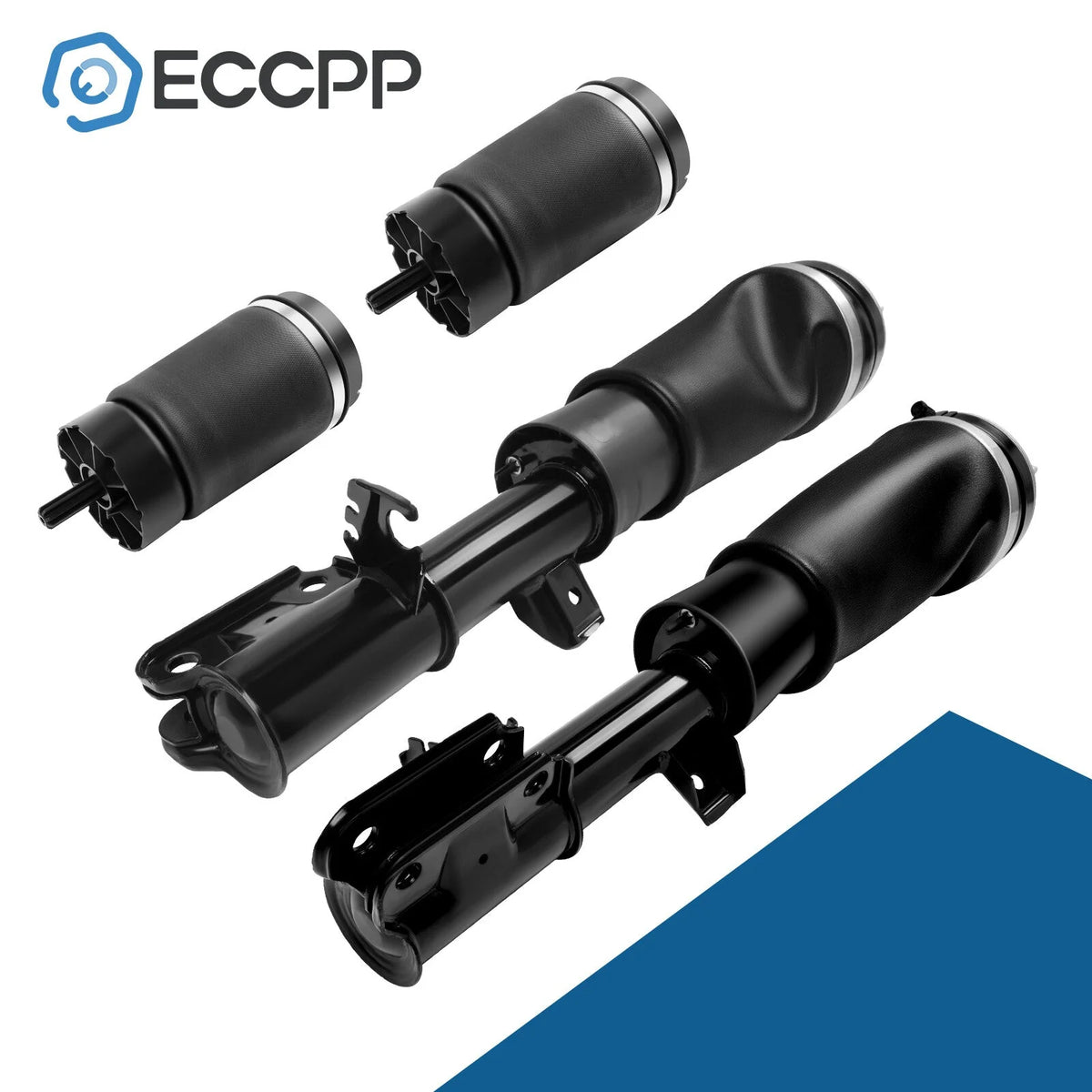 4PCS Front Rear Air Suspension Shock Spring For Land Rover Range Rover L322 HSE 6B93BC-57 [1]