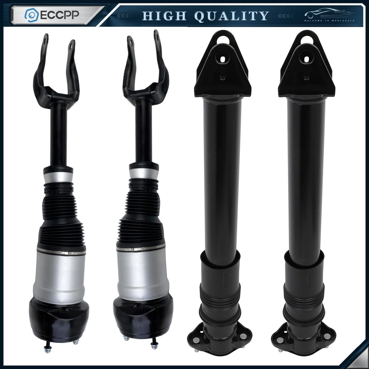 4PCS Front Rear Air Suspension Strut For Mercedes X166 GL350 GL450 GL550 w/o ADS KOEEP [1]