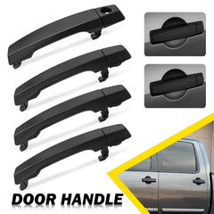 4PCS Front+Rear Exterior Door Handles Black For 2004-2015 Nissan Titan Armada EA 6B93BC-57 [1]
