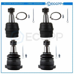 4PCS Front Upper & Lower Ball Joints Suspension Kit For 97-99 Dodge Ram 1500 2WD KOEEP [1]
