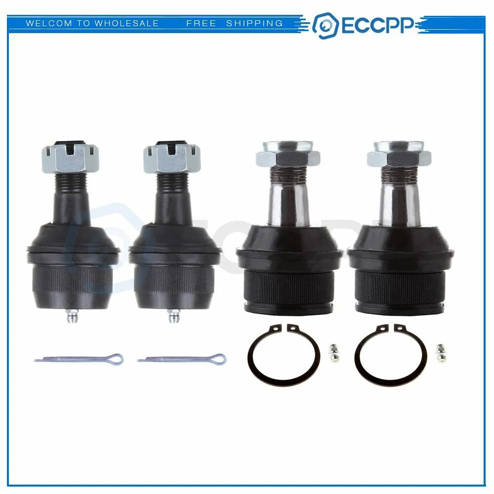 4PCS Front Upper and Lower Ball Joints Suspension Set Fits  Chevy Blazer 4WD 6B93BC-57 [1]