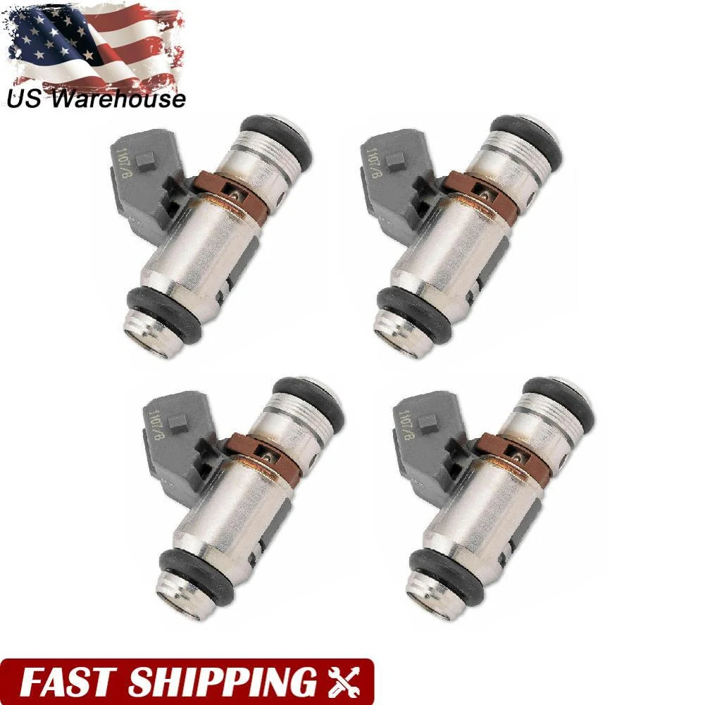 4PCS Fuel Injector for Harley Davidson Touring Road King Electra Glide 2002-2005 6B93BC-57 [1]