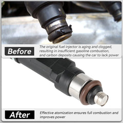 4PCS Fuel Injectors For Mazda 3 2010-2013 Mazda 6 2009-2013 CX-7 2010-2012 2.5L 6B93BC-57 [4]