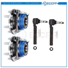 4PCS Kit Fits Buick Front Wheel Hub and Bearing Assembly ABS Bolt Outer Tie Rod KOEEP [1]