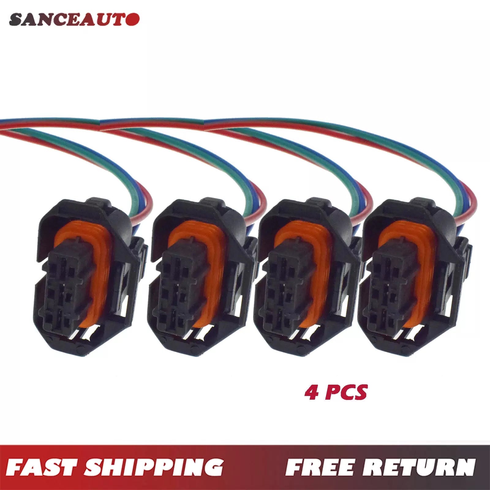 4PC Camshaft Position Sensor Connector 5S1348,PC641 For Benz C300 C350 E350 W211 6B93BC-57 [1]