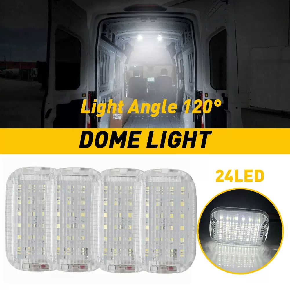 4PC For 2015-2024 Ford Transit 150 250 350 HD LED Dome Light Cargo Area Interior 6B93BC-57 [1]