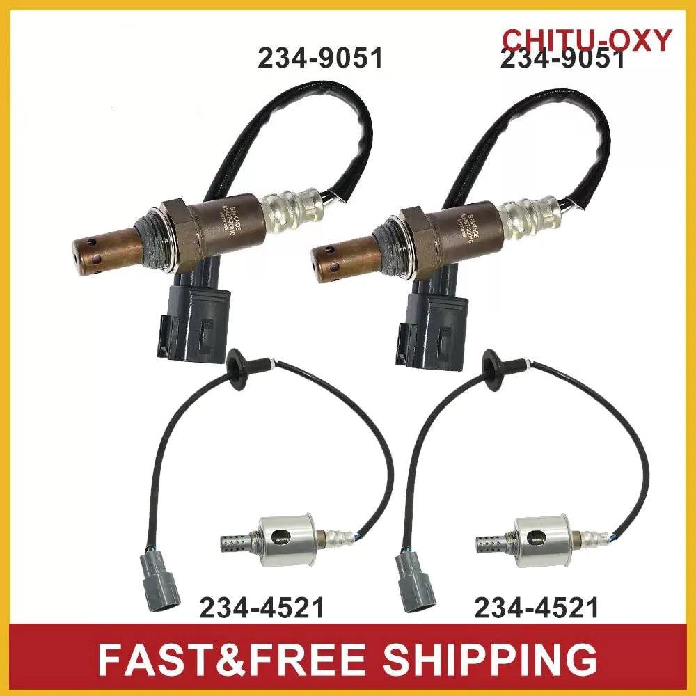 4PC Oxygen O2 Sensor Upstream+Downstream For Lexus IS250 GS350 IS350 GS450H 3.5L 6B93BC-57 [1]