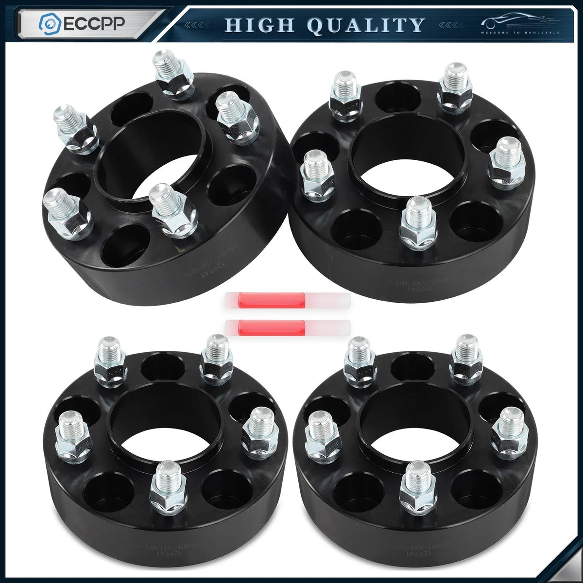 4P 1.5" 5x115 Hubcentric Wheel Spacers For Dodge Charger Challenger Chrysler 300 6B93BC-57 [1]