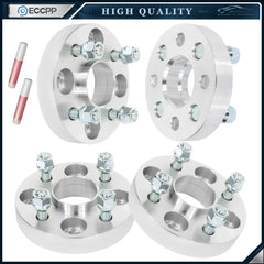4P 1 inch Hubcentric Wheel Spacers 4x100 12x1.5 For Honda Civic Mini Cooper 4Lug 6B93BC-57 [1]