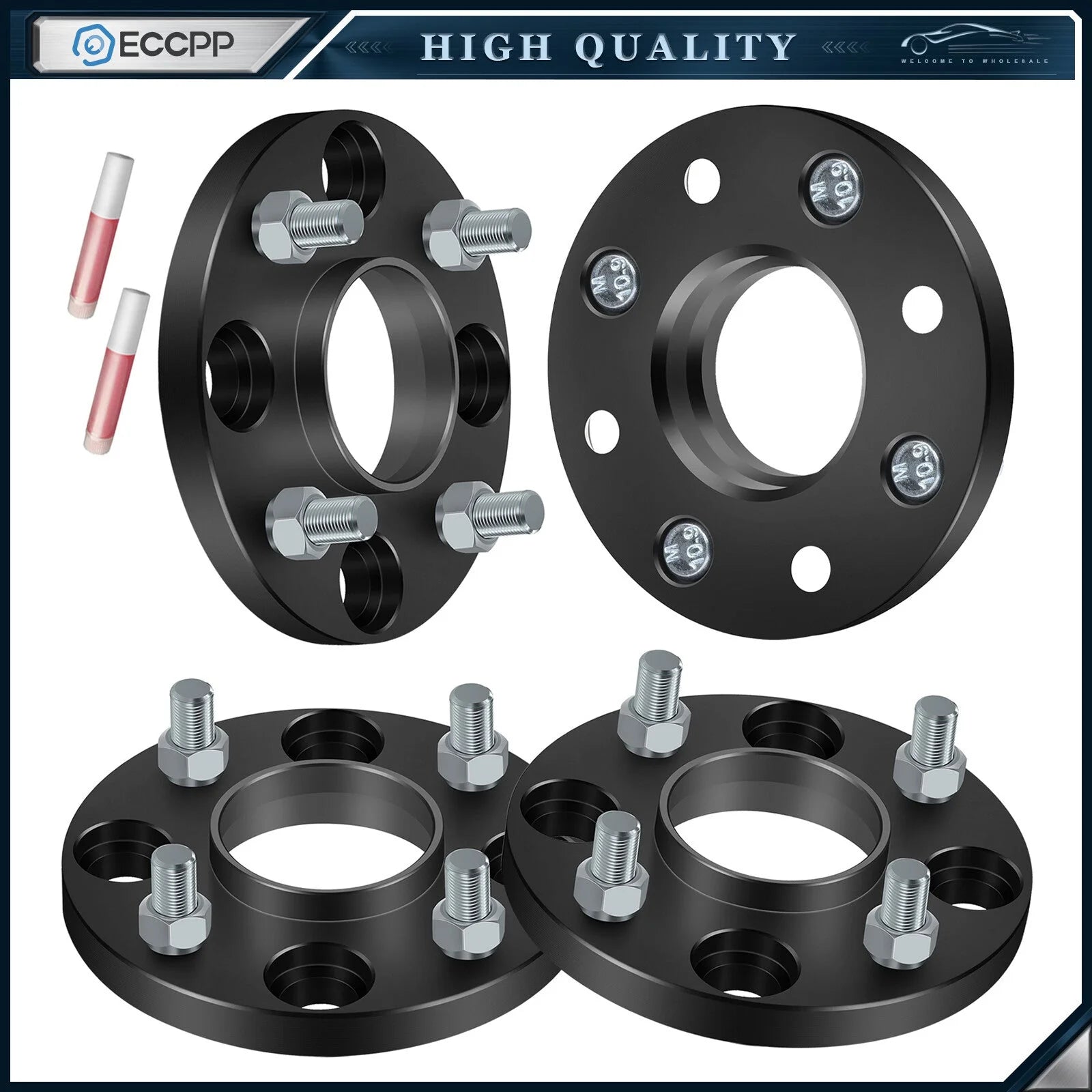 4Pc 15mm 4x114.3 Hub Centric Wheel Spacers For Nissan Sentra Altima Maxima Versa 6B93BC-57 [1]