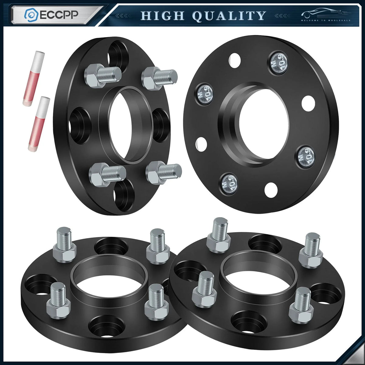 4Pc 15mm 4x114.3 Hub Centric Wheel Spacers For Nissan Sentra Altima Maxima Versa 6B93BC-57 [1]