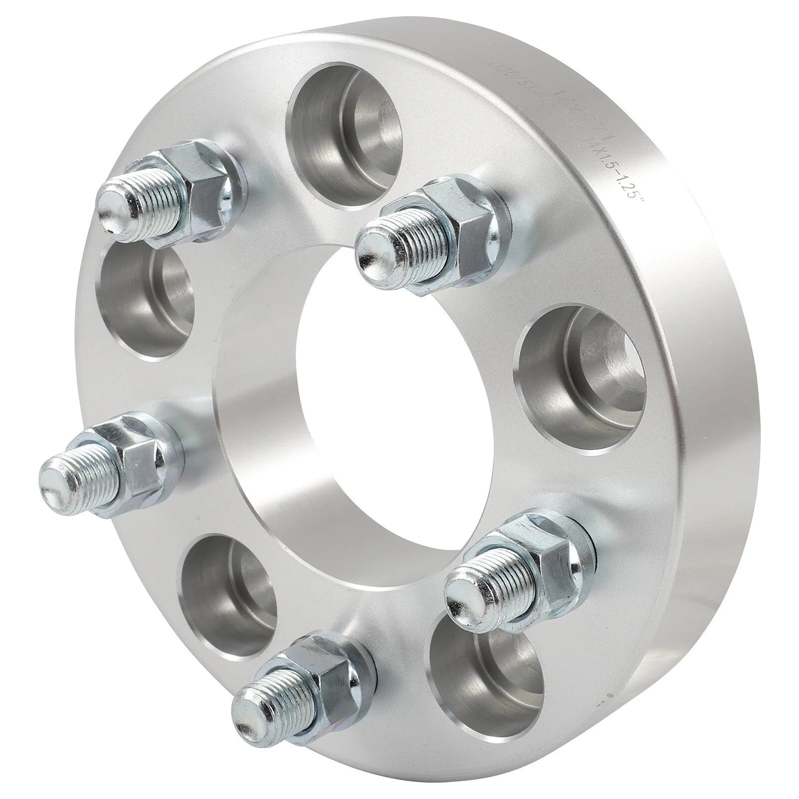 4Pc 1.25" 5x120 to 5x4.5 Wheel Adapters 14x1.5 For Chevy Camaro 5x120 to 5x114.3 6B93BC-57 [11]